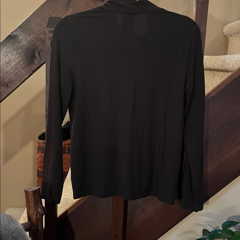 Talbots Mp Women's Dark Brown Long Sleeve Top - Picture 5 of 5